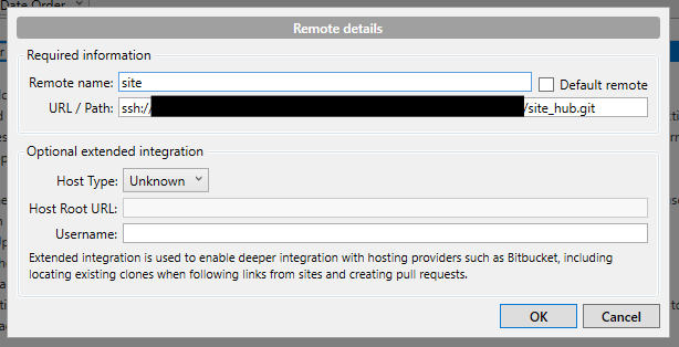 Adding a remote